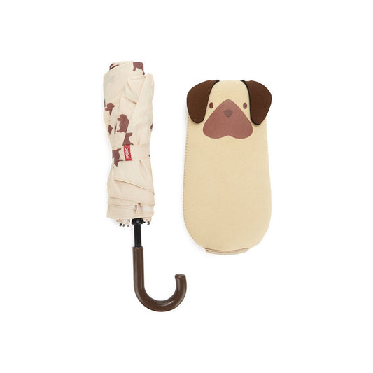 Paraguas Puppymbrella Beige Con Funda